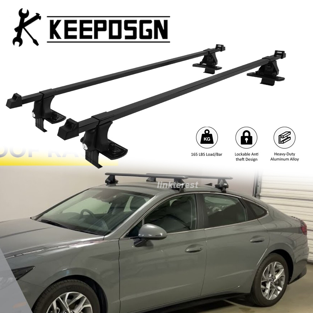 for Hyundai Sonata Car Top Roof Rack Cross Bars Cargo Carriers Luggage w/ Lock