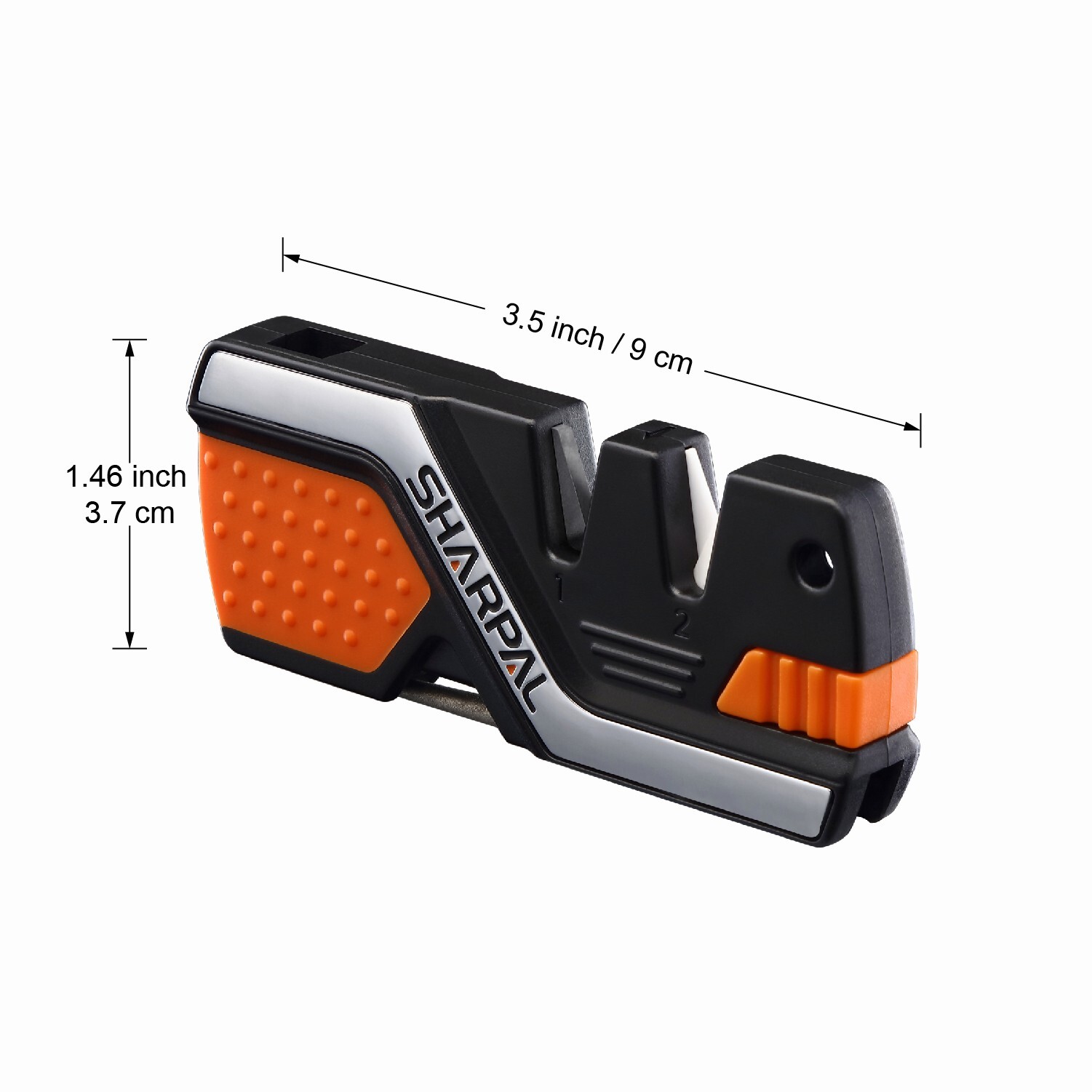 SHARPAL 6-In-1 Pocket Knife Sharpener&Survival Tool, with Fire Starter, Whistle