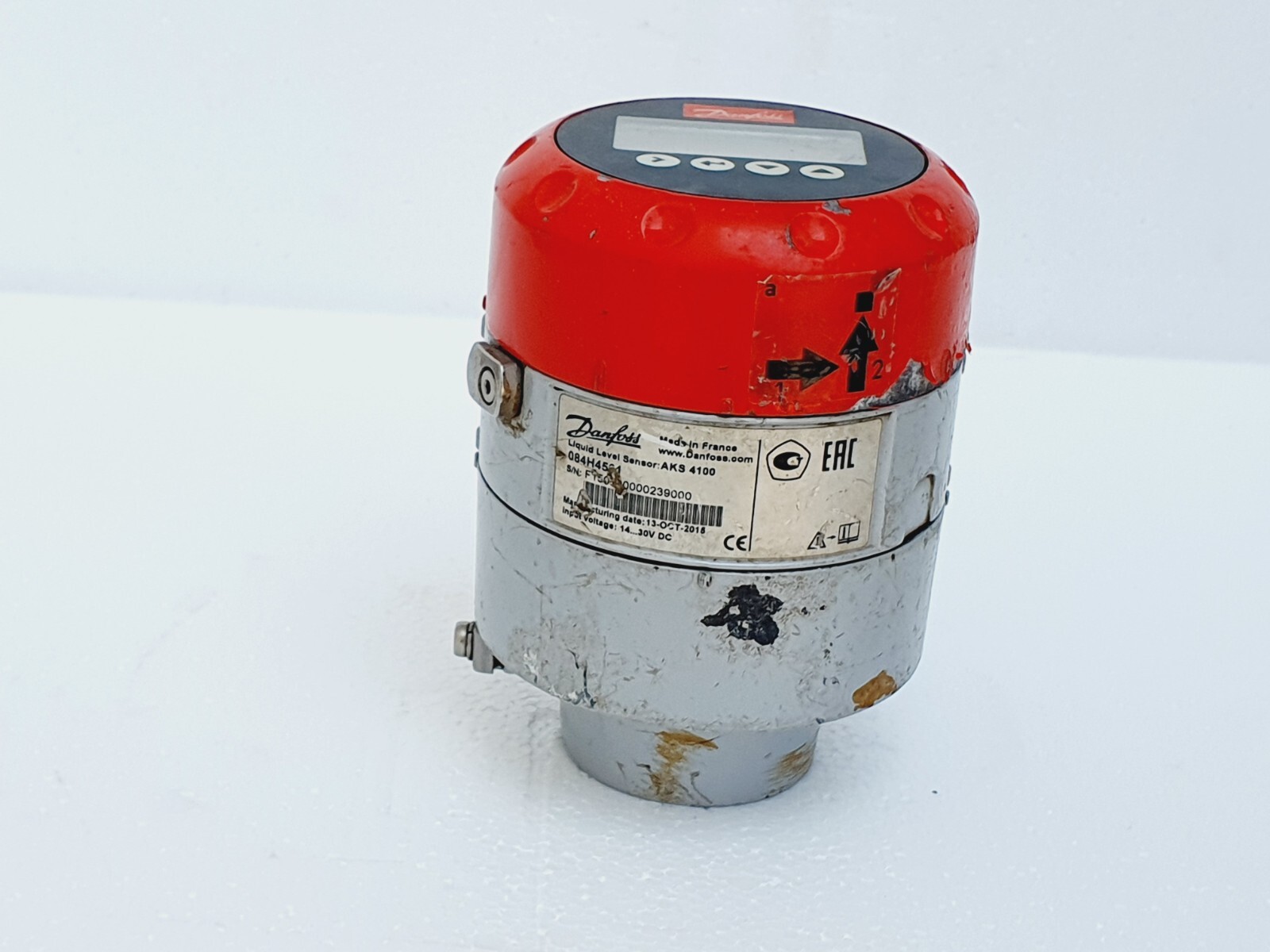 DANFOSS AKS 4100 Liquid Level Sensor 084H4501 -WITHOUT SENSOR- Cable Version