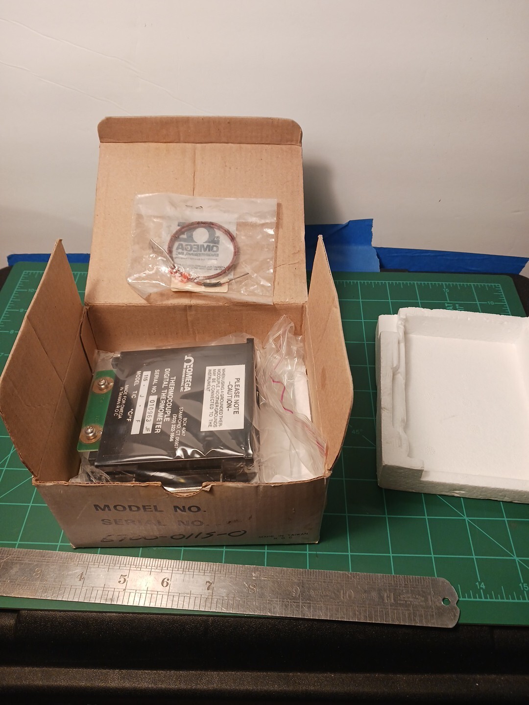 New OMEGA 115 JF Temperature Controller 115-J-F