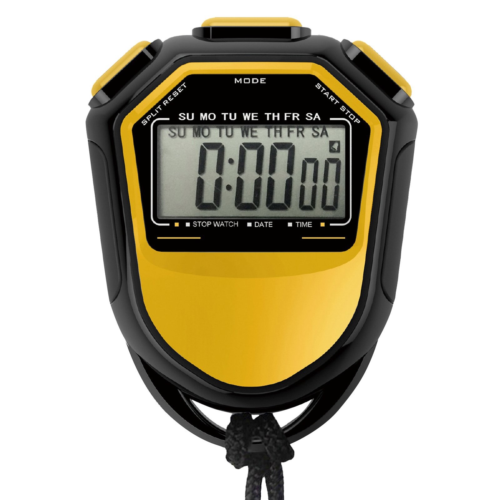 Waterproof Stopwatch Digital Handheld LCD Timer Sports Counter O5J9