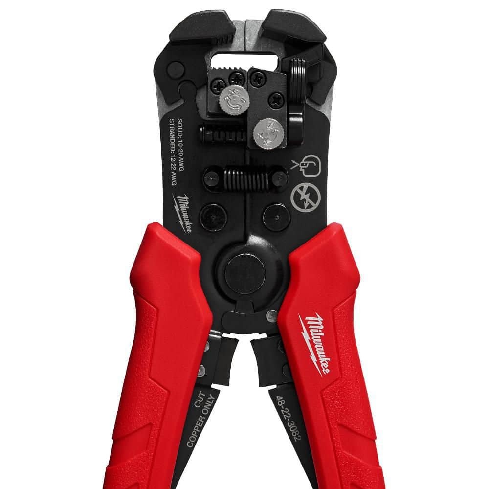 Milwaukee Self-Adjusting Wire Stripper/Cutter with Comfort Grip