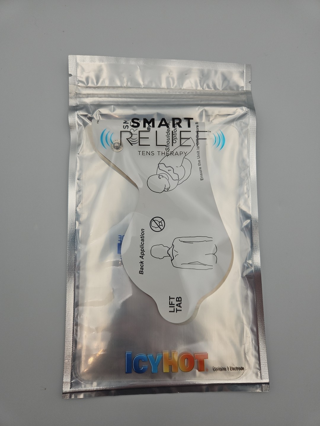SEALED -  ICY HOT KNEE & SHOULDER SMART RELIEF Tens REFILL 1 PAD EXP 10/17