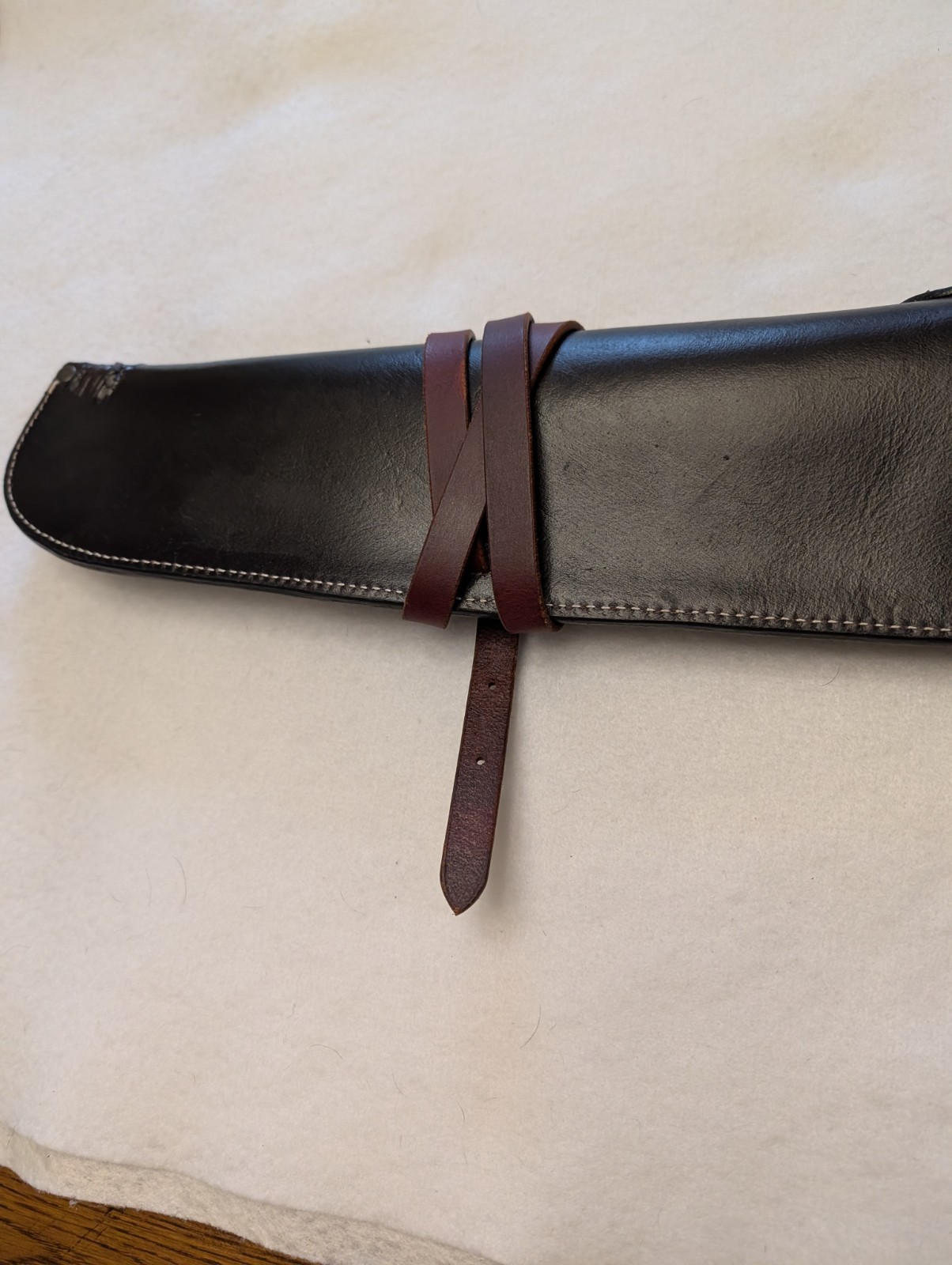 Leather Lever Action Rifle Sheath Case Western