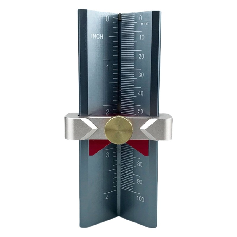 Multifunctional Metal Woodworking Tool for Drill Positioning & Angles