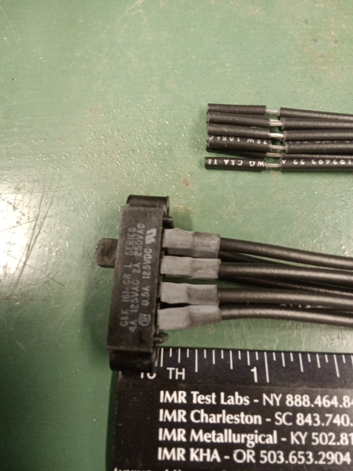 Slide Switch 4A 125VAC Original C&K 161-cr-l 3 position 4PST 6" leads lot of 2