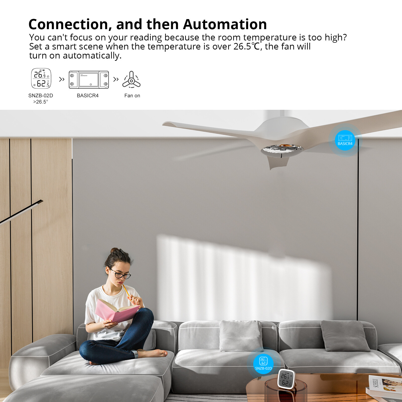 SONOFF BASICR4 DIY Switch WiFi Smart Light Switch ESP32 Chip eWeLink APP Control
