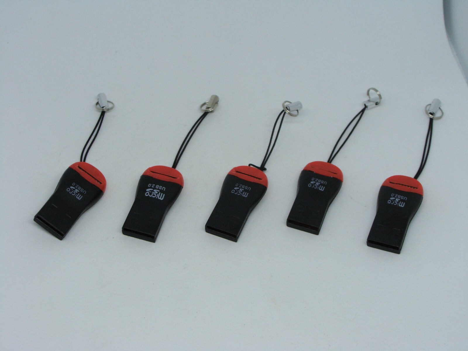 Pack of 5 USB TF T-Flash Micro SD Memory Card Reader Writer High Speed USB 2.0