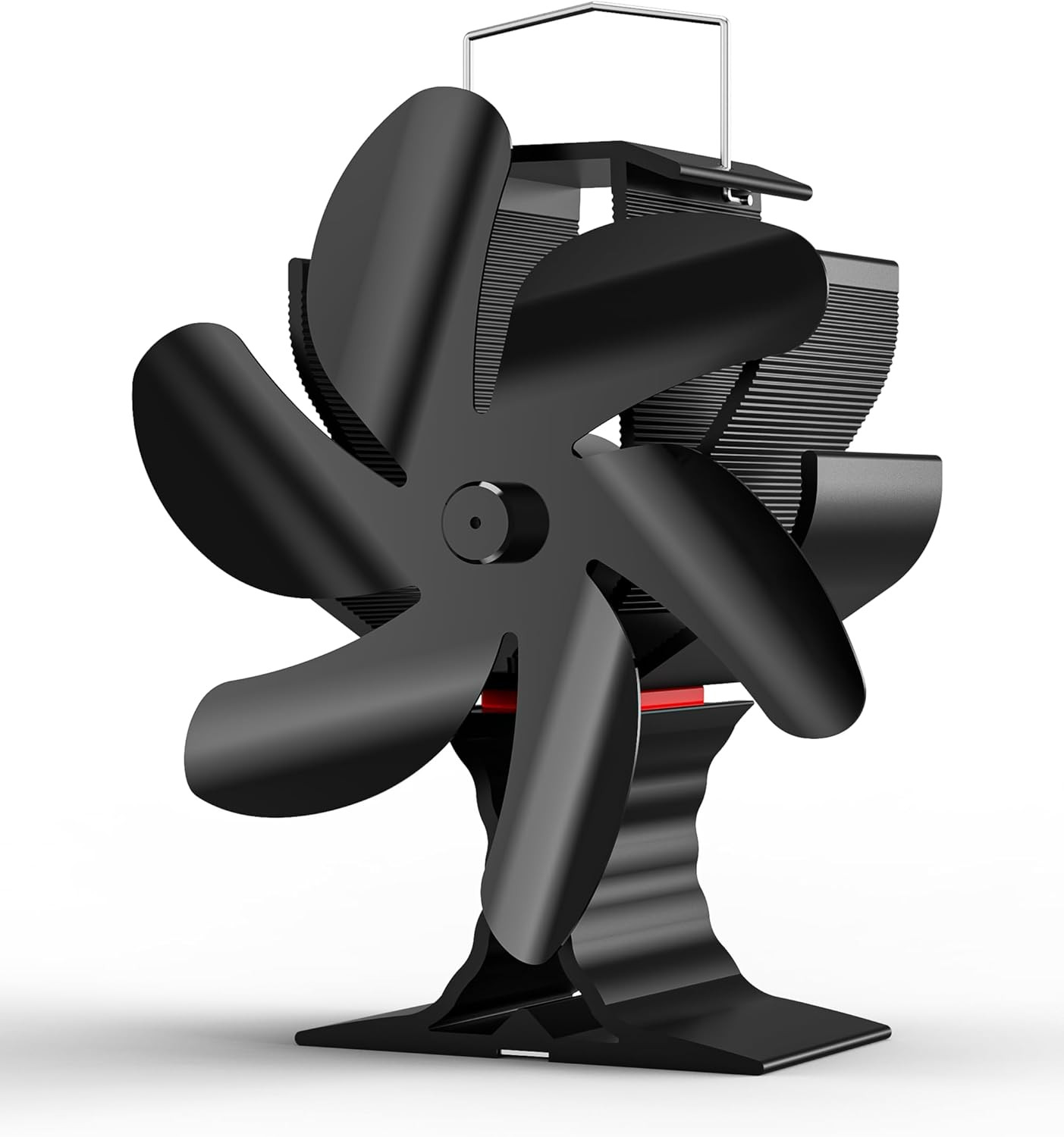 Signstek Wood Stove Fan,Heat Powered Heater Fan with Hook for Indoor Outdoor Pro