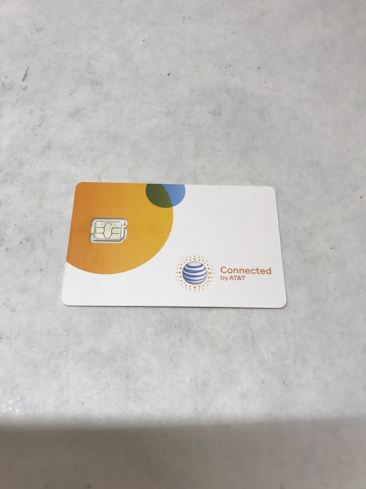 Lot of 10 New On Card AT&T Nano Sim Card Support 4G LTE & 5G New In Package -DW
