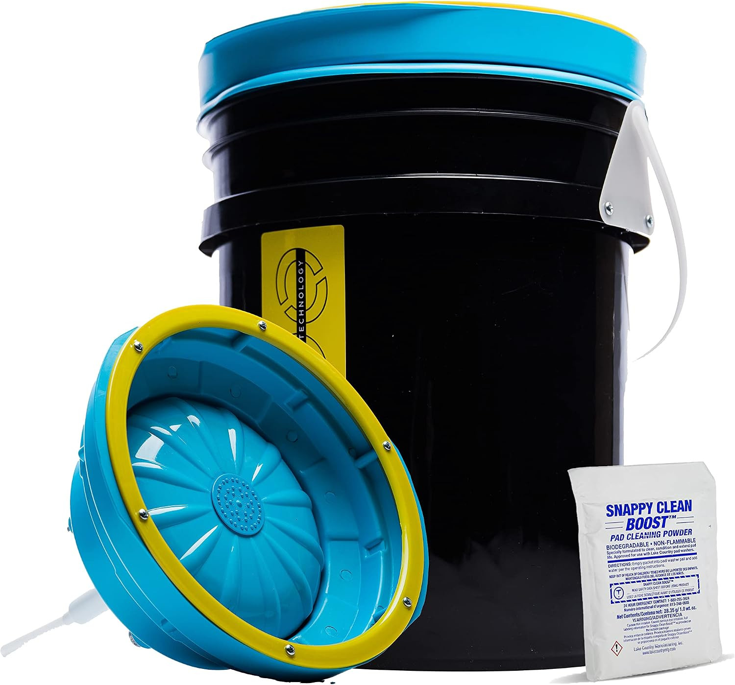 System 4000 Polishing Pad Washer – Pure Flo Cleaning Bucket System W/Controlled