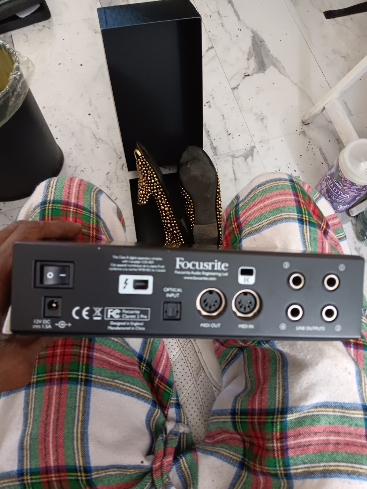 Focusrite Clarett 2Pre USB-C Audio Interface red used
