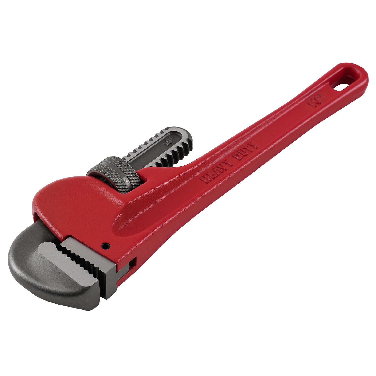 10 in Adjustable Heavy Duty Pipe Wrench CRV 250mm Jaw Plumbing Wrench Tool