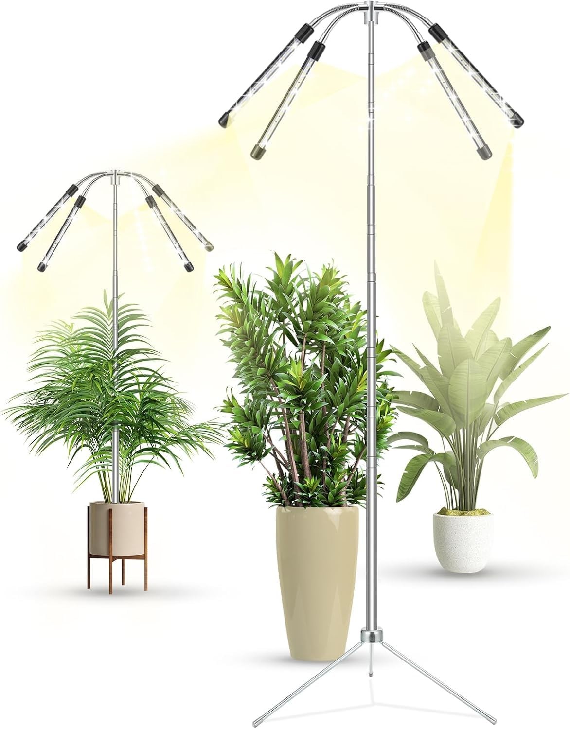 Grow Lights for Indoor Plants Full Spectrum, 15-62" Height Adjustable