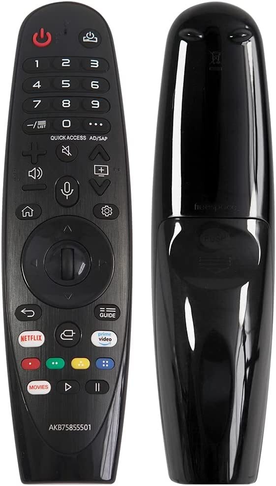 AKB75855501 Replacement Remote Control for LG Smart TV (No Voice Function)