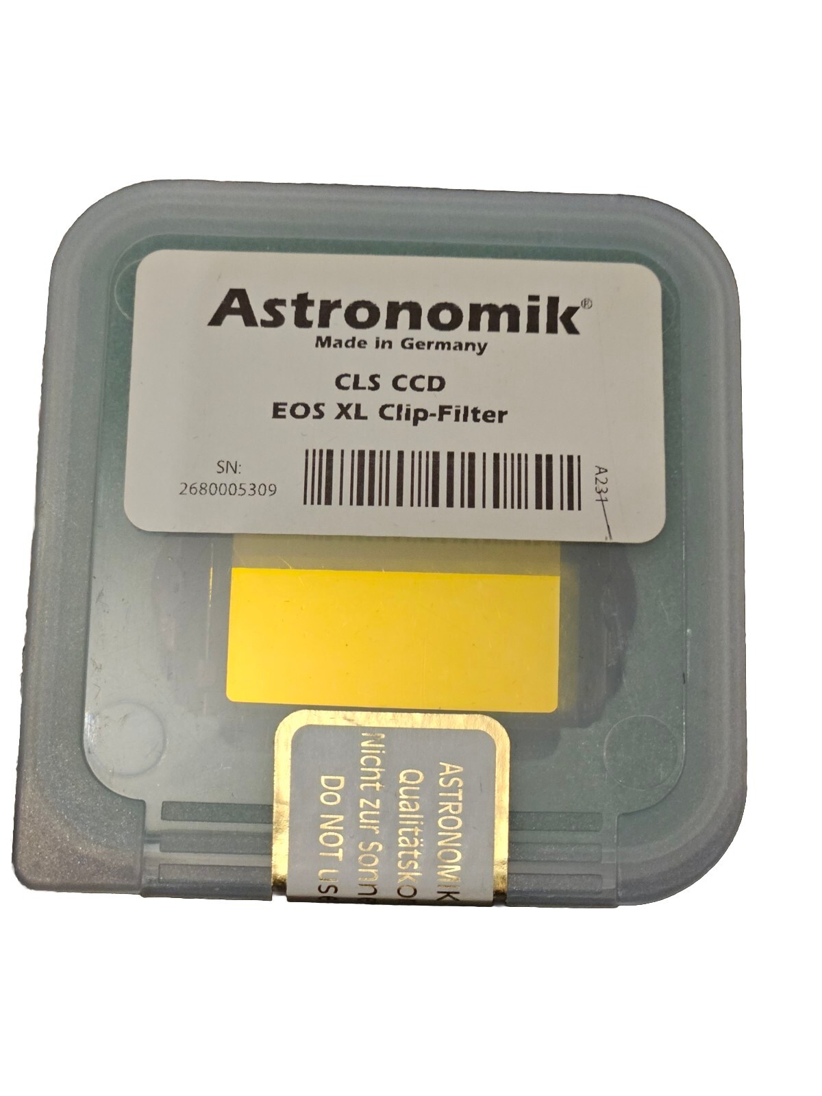 Astronomik - CLS CCD EOS XL Clip Filter
