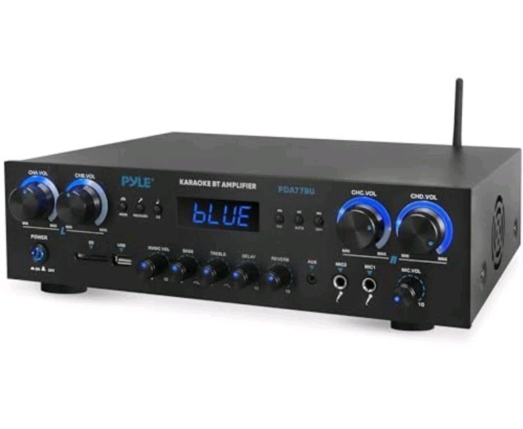 Pyle Compact Home Theater Amplifier Stereo Receiver with Bluetooth (800 Watt)