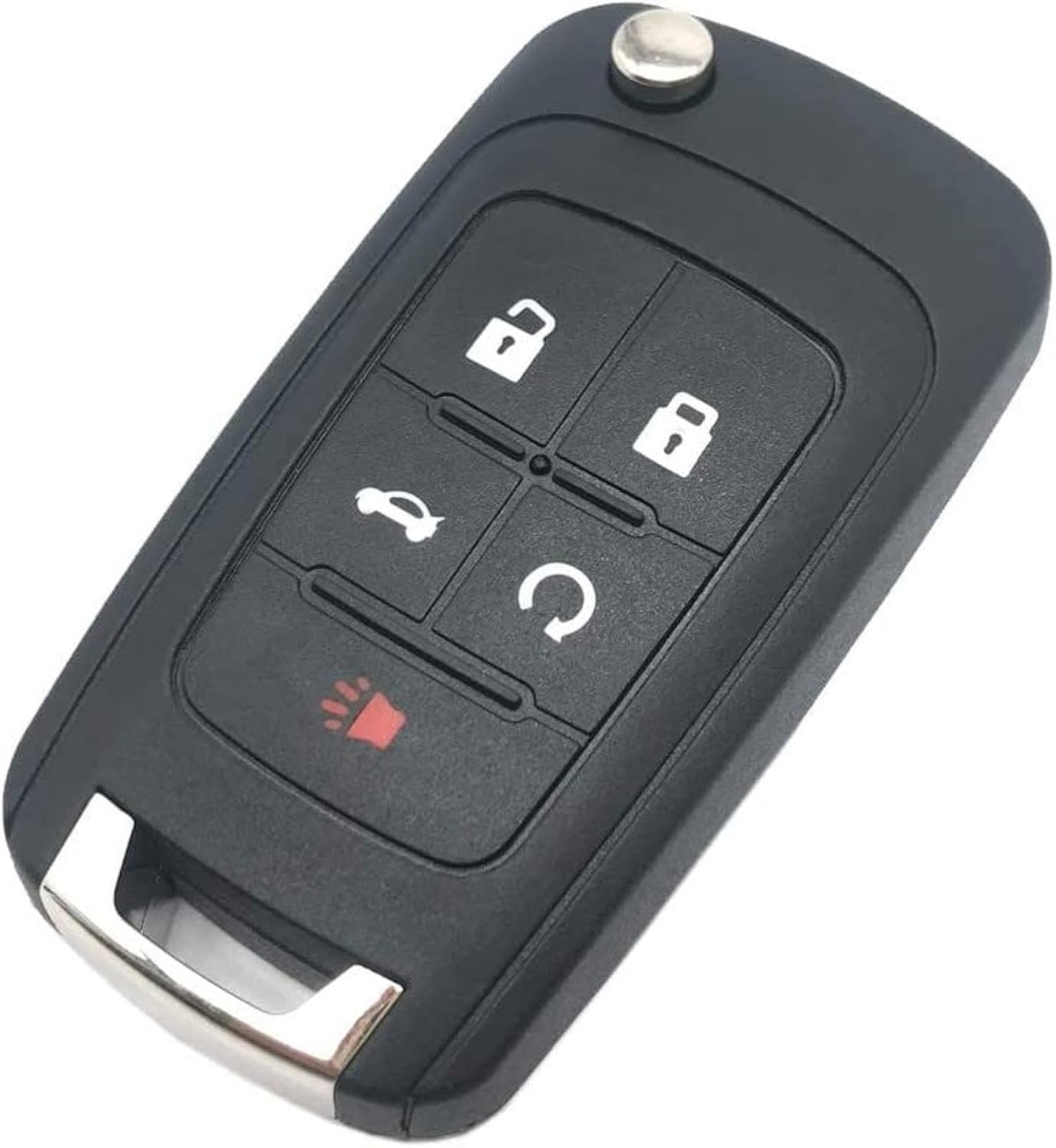 Horande 5 Buttons Replacement Key Fob Cover Case fit for Chevy Malibu Cruze C...