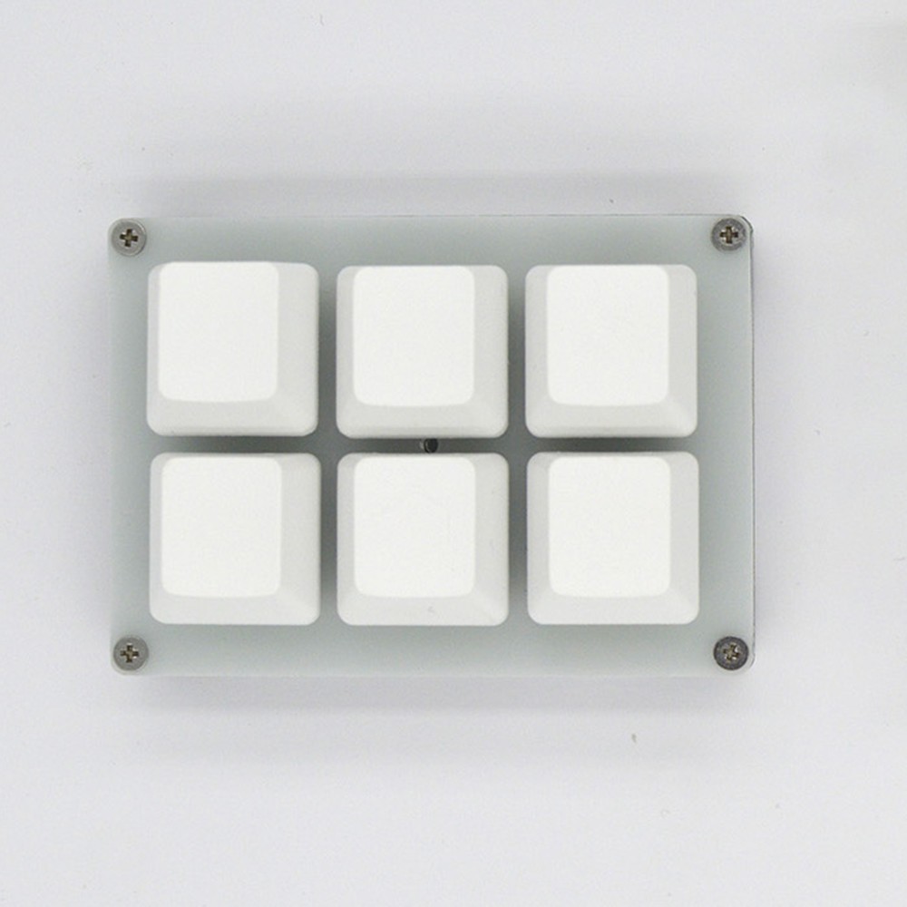 DIY Customize USB Programmable Mechanical Keyboard 6 Keys Macro keypad Shortcut