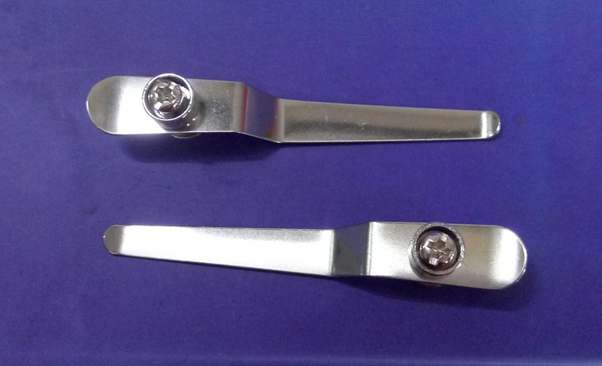 2 PCS Biological Microscope Stage Clip Slides Clip Stage Presser 6.7cm