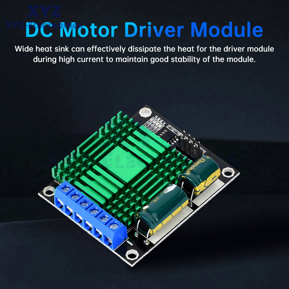 9V-30V 60A Dual PWM DC Motor Driver Module High Power H-Bridge Speed Controller