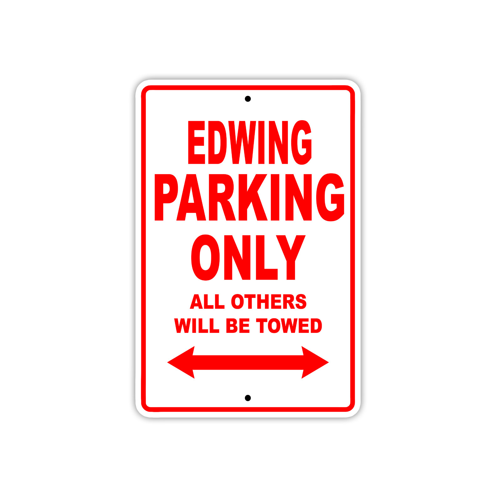 Edwing Parking Only Boat Ship Yacht Marina Dock Notice Aluminum Metal Sign