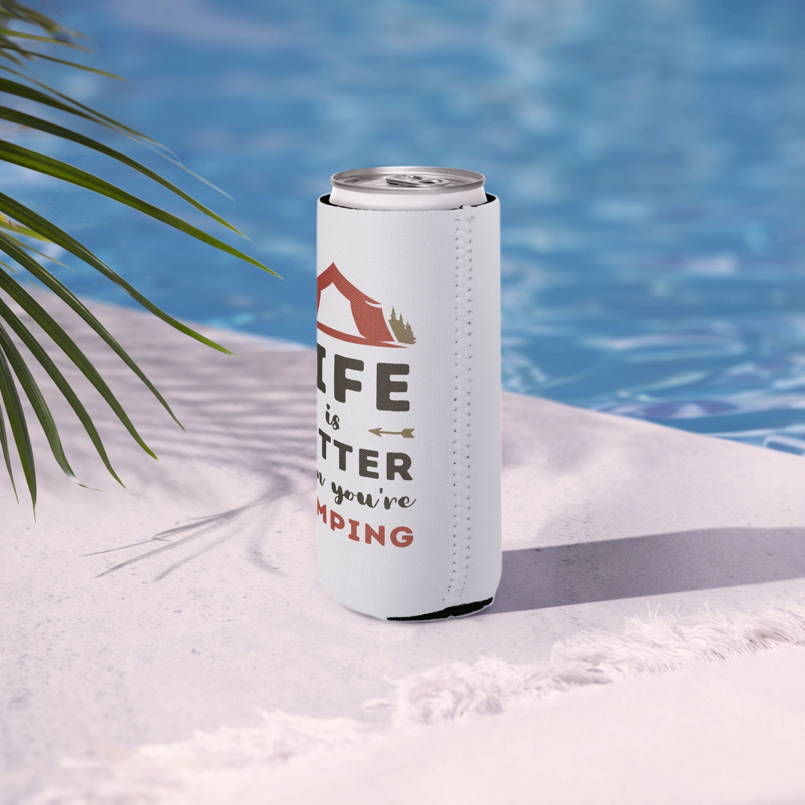 Can cooler Life Is Better When Your Camping White