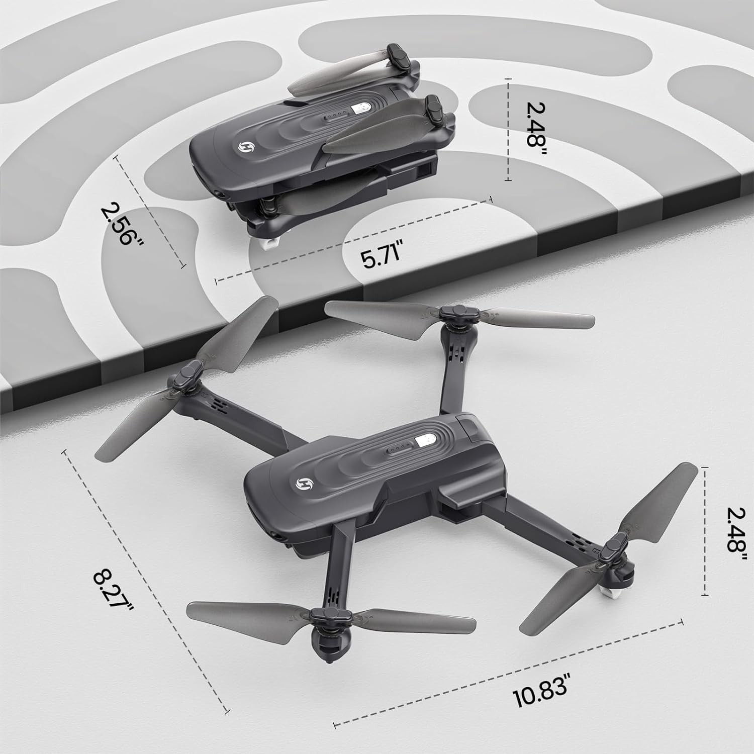 Holy Stone HS175D 4K GPS Drone Brushless Foldable RC Quadcopter Under 249g