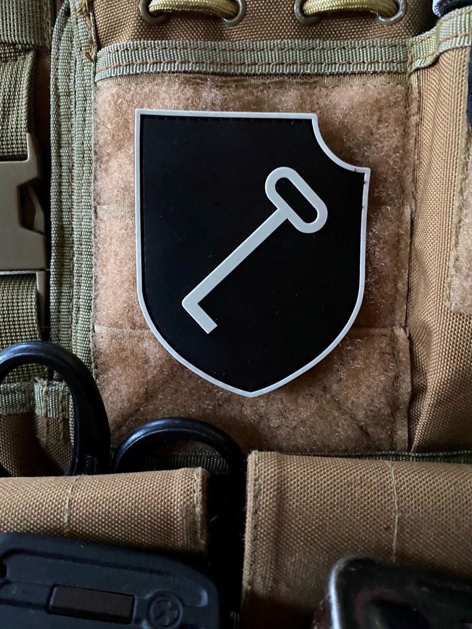 PVC tactical morale patch "1st Panzer Division  "AH"