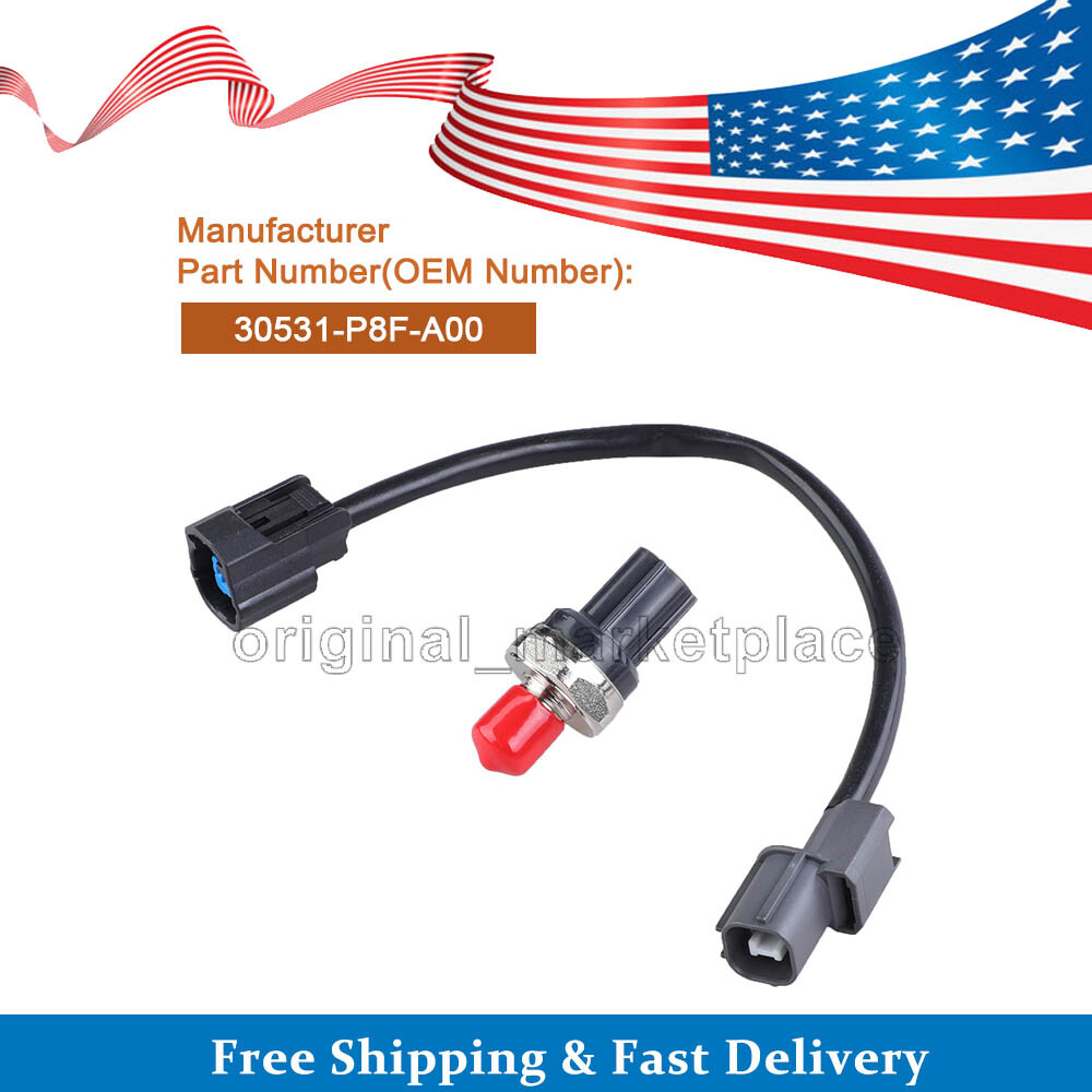 Knock Sensor ＆ Harness 30531-P8F-A00 For Honda Odyssey Pilot Accord Acura TL MDX