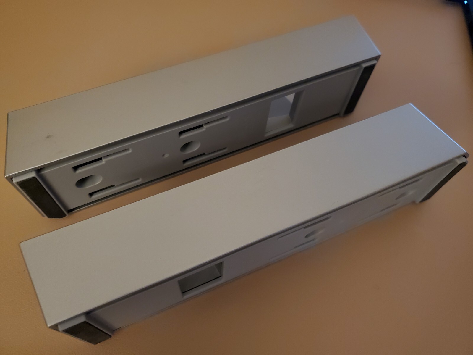 Lot Of 2 RVL-017 Genuine Nintendo Stand/Base for Wii Silver *No Clear Base*
