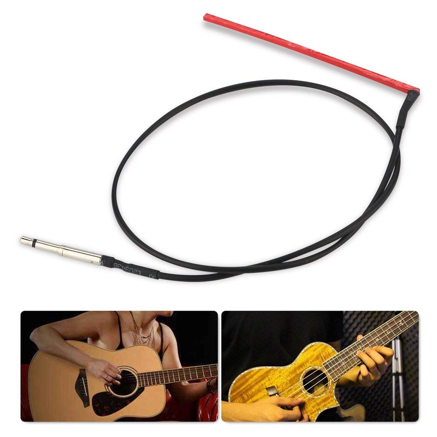 Guitar Piezo Transducer,1Pc High Sensitivity Under Saddle Piezo Pickup with 2...