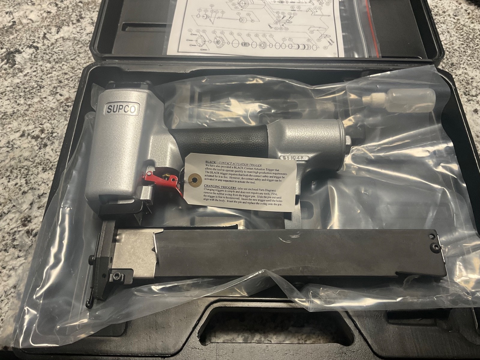 SUPCO SK-9040 18 gauge Senco Narrow Crown Stapler 1-9/16”