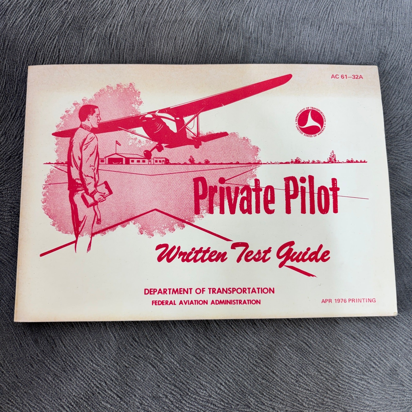 FAA Private Pilot Written Test Guide 1976 Federal Aviation Administration