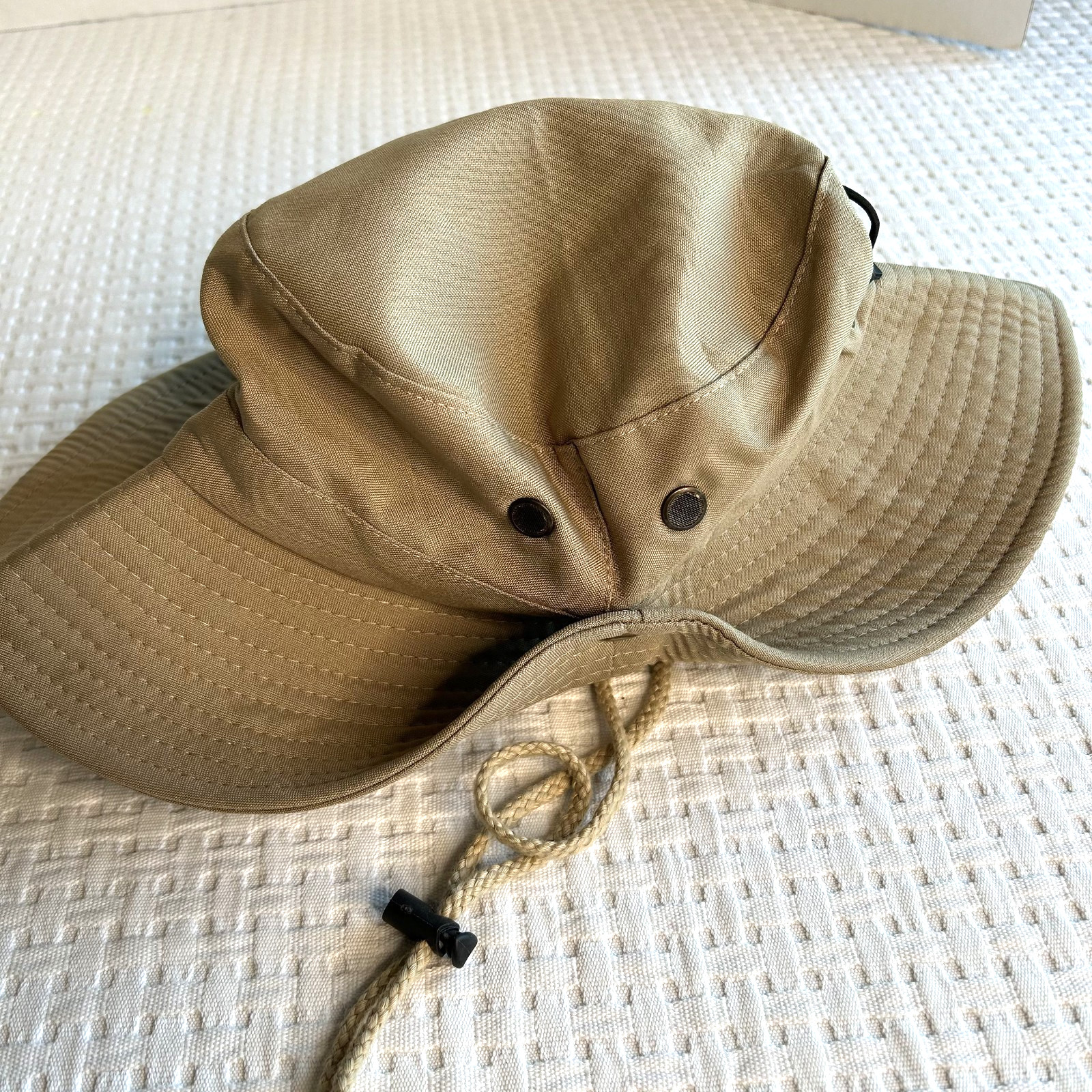 Floppy Bucket Hat One Size Safari Sun 7 1/4" Diameter Camping Hiking Fishing