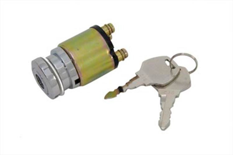 Chrome Ignition Key Switch for Harley Shovelhead Evo Sportster 1977-93 #71425-77