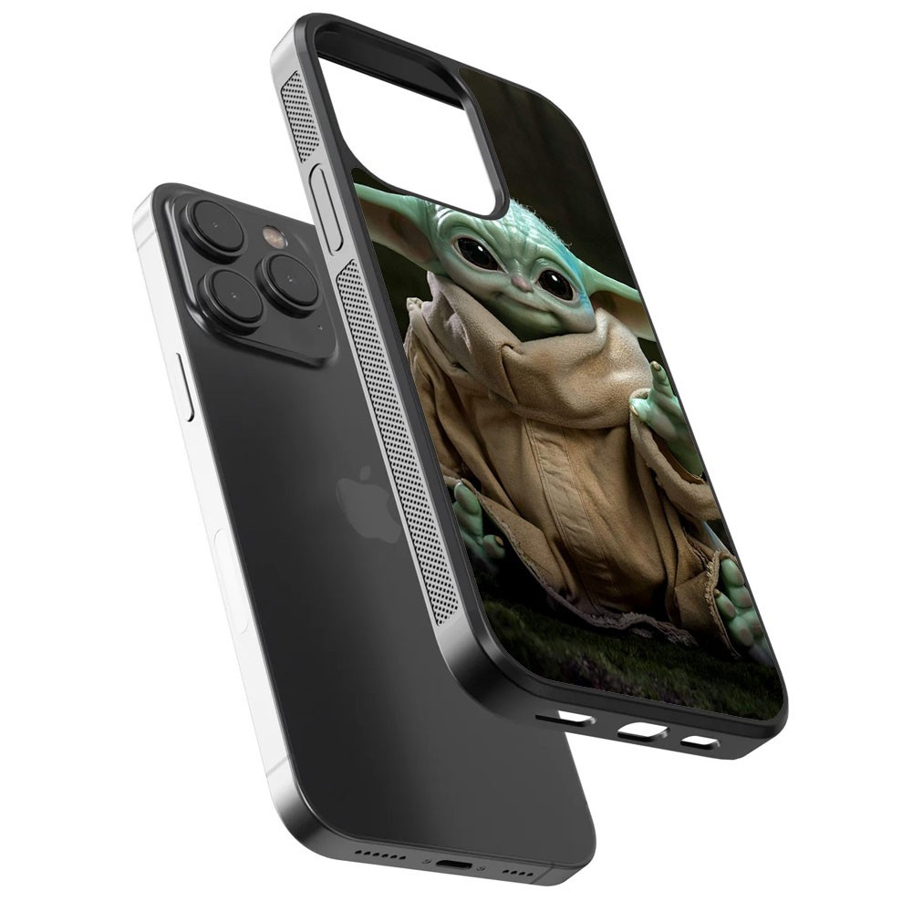 Baby Yoda Grogu Premium Soft Rubber iPhone Case
