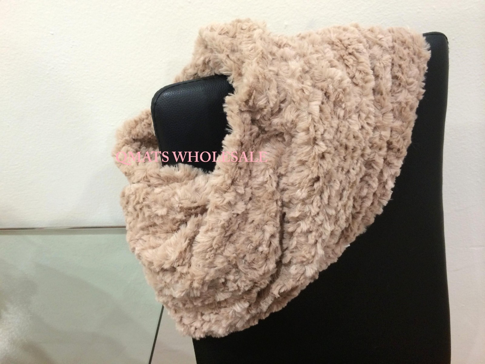FASHION Faux Fur Loop Circle Infinity Fuzzy Scarf Neck Warmer WINTER GIFT XMAS