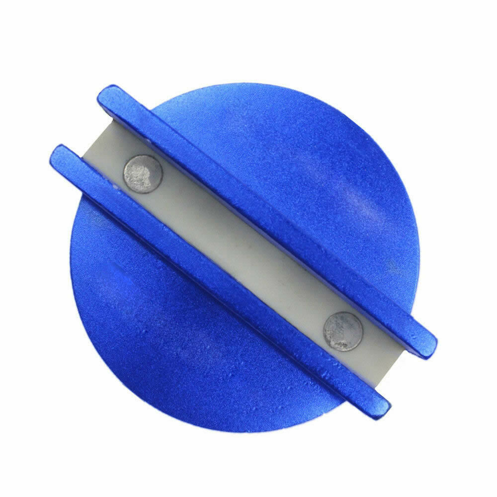 Blue Aluminum Slotted Magnetic Jack Pad Pinch Weld Frame Rail Adapter