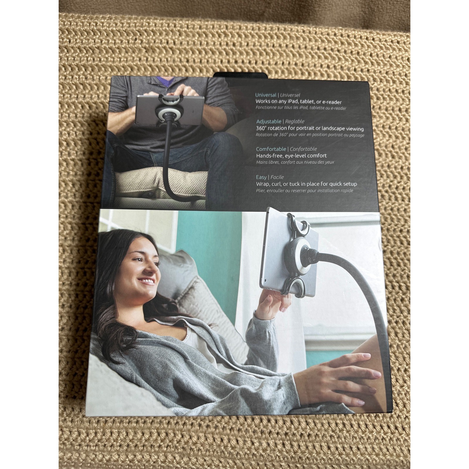 Octa Spider Monkey Universal Flexible Tablet Stand iPad E-Reader Mount Black