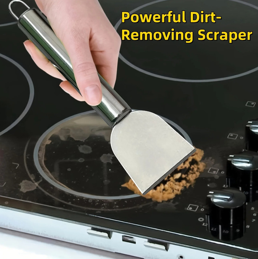 1pc Stainless Steel Cleaning Scraper Glue Remover Multi-Purpose Tool - NEW