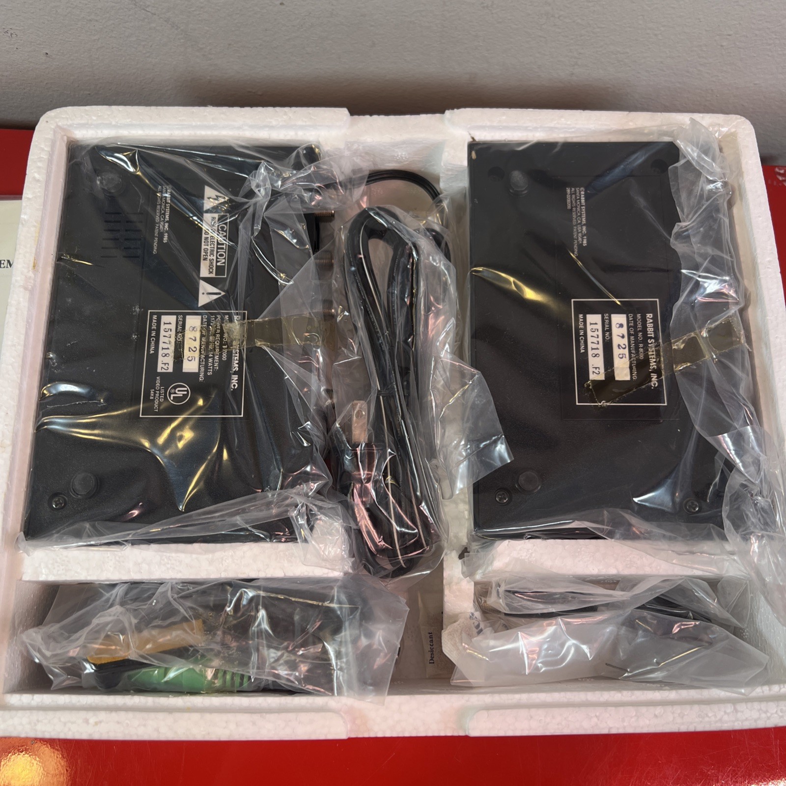 Vintage VCR Rabbit Multiplying System Audio Video Transmitter