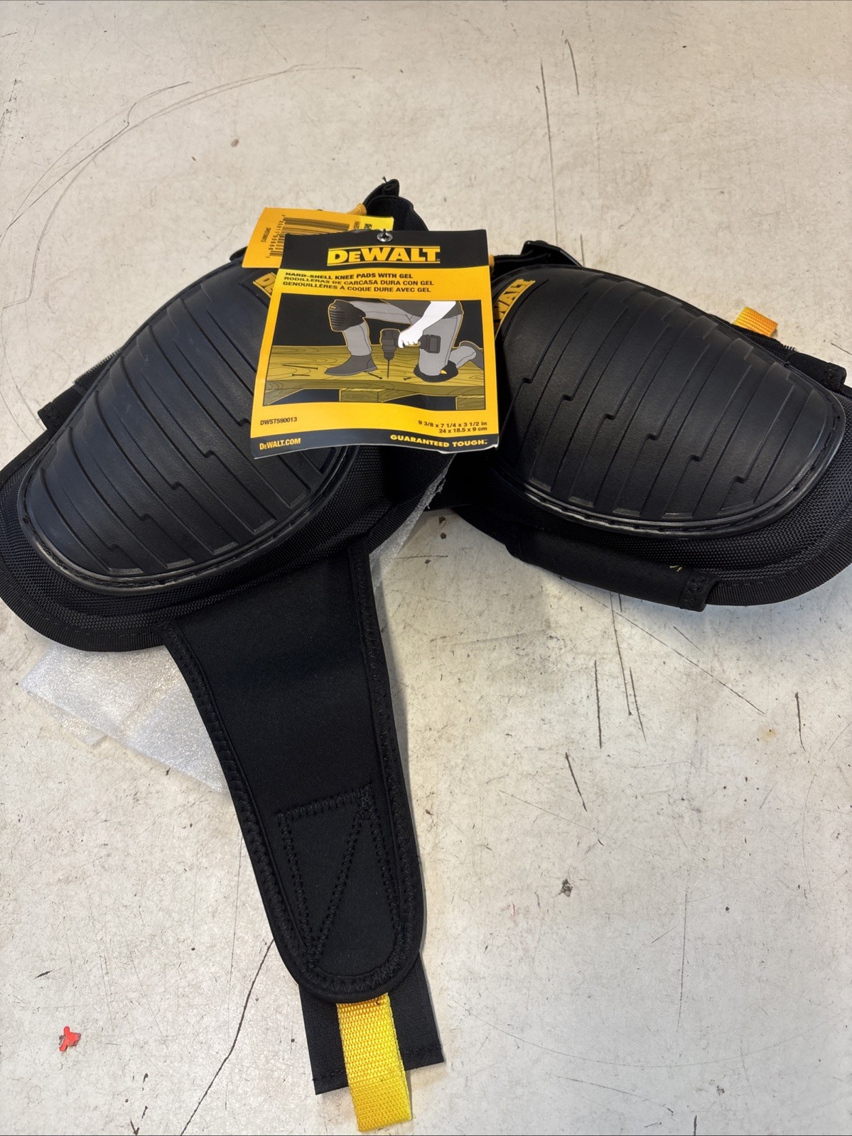 Dewalt Hard Shell Gel Knee Pads, - DWST590013.  O  0412