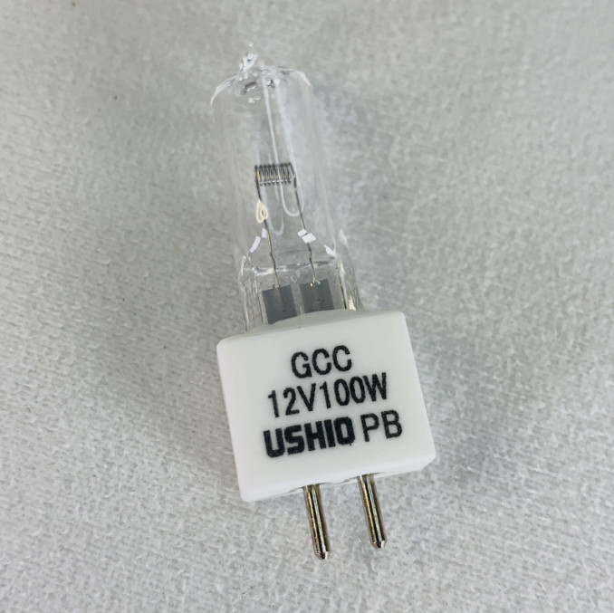 (Set-of-2) GCC 12V 100W Bulb Lamp Light 2-Pin (USHIO) Never used, opened box