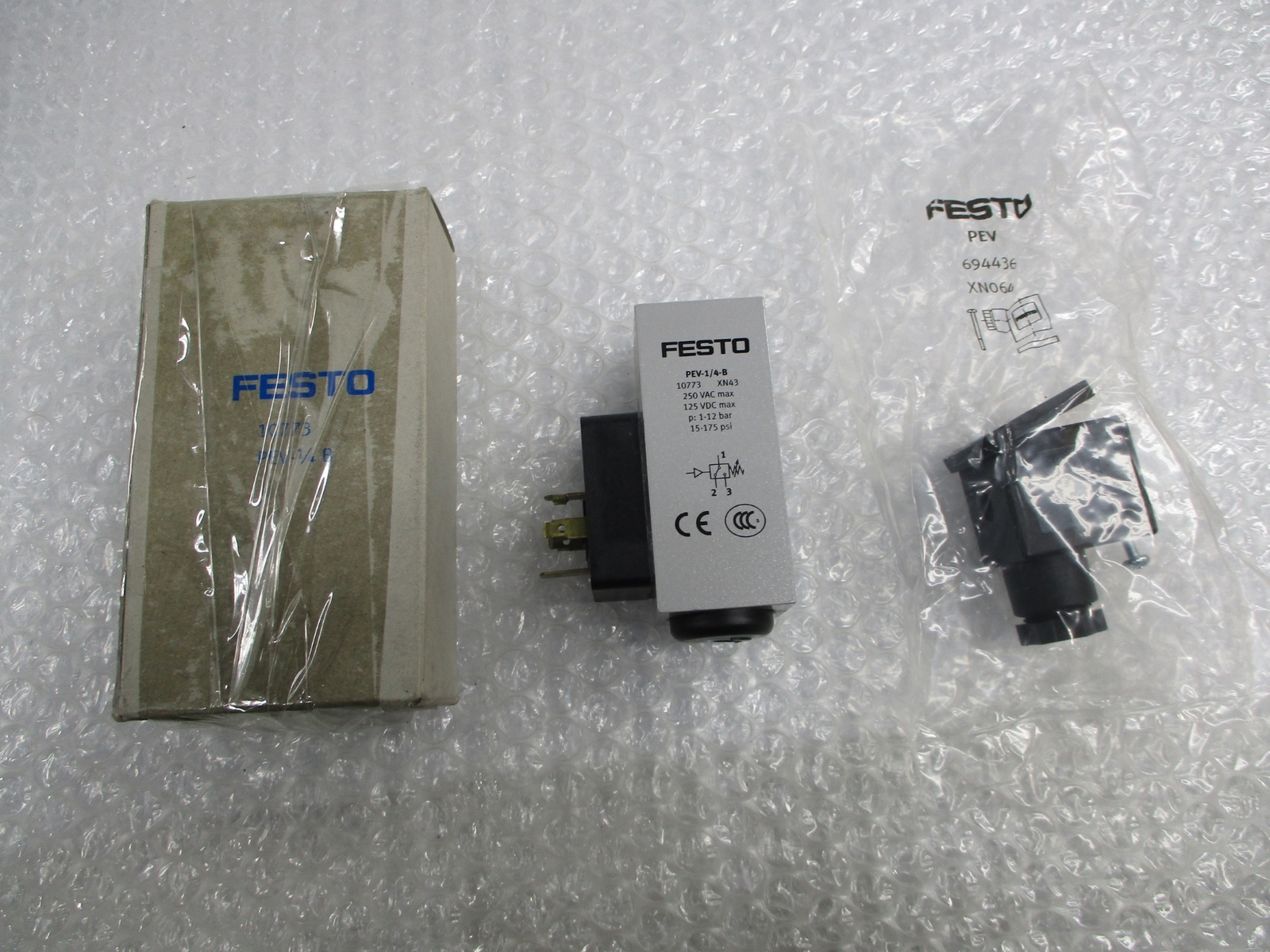FESTO PEV-1/4-B PRESSURE SWITCH NSMP