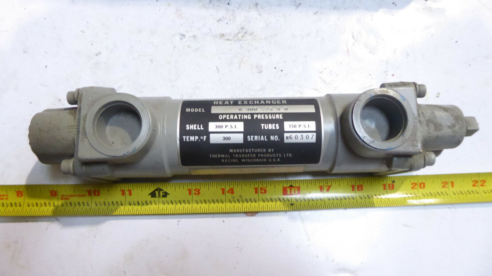 Thermal Transfer A-408-.75-4-0 Heat Exchanger