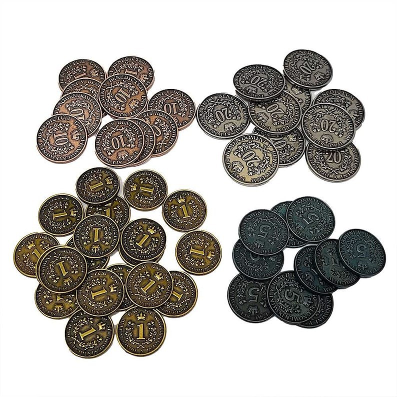 Rococo Deluxe Metal Coins (set of 50)