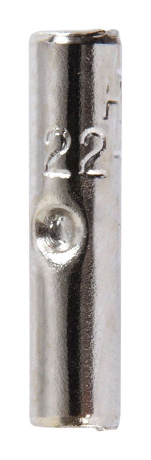 Jandorf 60929 Nickel-Plated Steel High Temp Butt Splice Connector 22 to 18 AWG