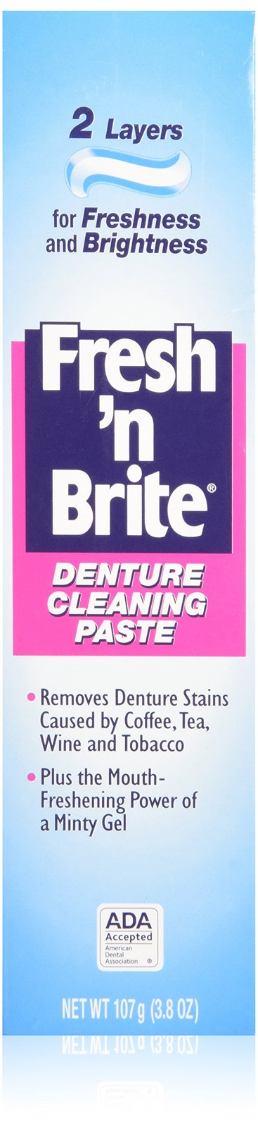 Fresh'n Brite Denture Cleaning Paste, (1Pack)