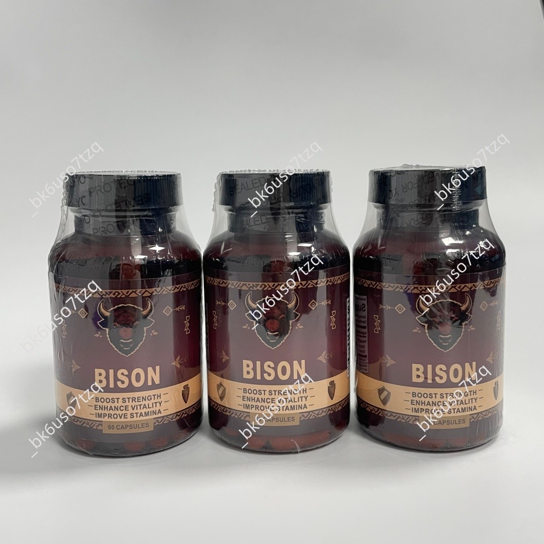 Primal Edge American Bison Extract 60ct, 3 Pack Natural Supplement